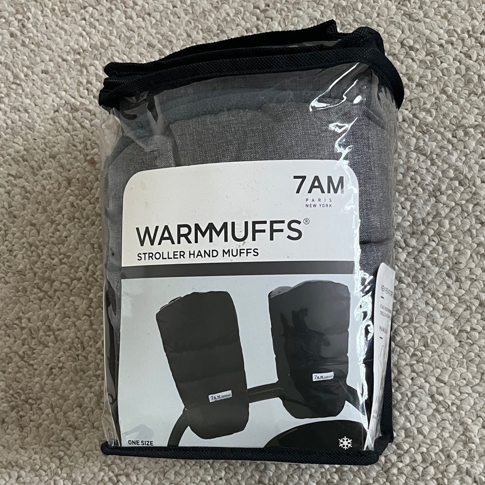 7AM Enfant Warmmuffs Stroller Hand Muffs - Gray